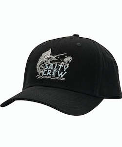 Salty Crew Sailfish 6 Panel Cap - Black