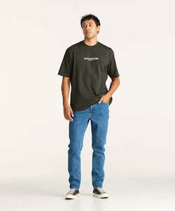 Wrangler Spencer Relaxed Tapered Jean - Hydro Indigo