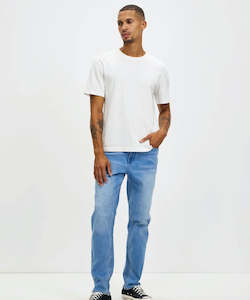 Wrangler Spencer Relaxed Tapered Jean - Old Town Blue