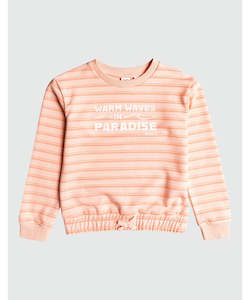 Roxy Electric Feel Girls Crew - Tropical Peach