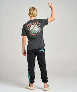 The Mad Hueys Chomping Chums Youth SS Tee - Vintage Black