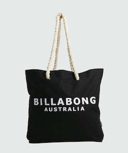 Travel Bags: Billabong Society Beach Bag - Black