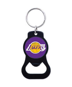 Keychain 1: WinCraft Los Angeles Lakers Black Bottle Opener Key Ring