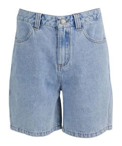 Girls Shorts: Eve Girl Maeve Relaxed Short - Blue