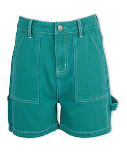 Girls Shorts: Eve Girl Sadie Carpenter Short - Green