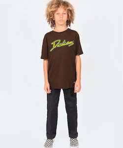 Boys T Shirts: Dickies Line Work Youth Tee - Chesnut