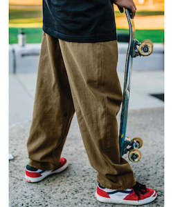 Boys Pants: Volcom Big Boys Outer Spaced Elastic Waste Pants - Old Mill