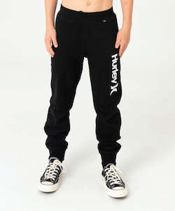 Boys Pants: Hurley Boys One And Only Track Pant - Black