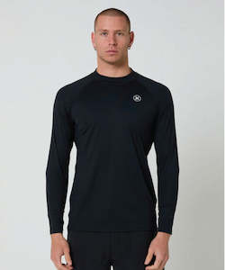 Hurley Surf+ LS UPF Rashvest Long Sleeve - Black