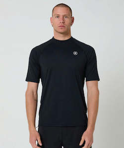 Hurley Surf+ SS UPF Rashvest short Sleeve - Black