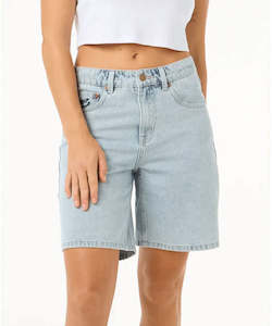 Rip Curl Aggie Relaxed Denim Short - Vintage Blue