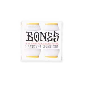 Skateboard Hardware: Bones Bushings Medium - Yellow Skateboard Bushings 2 Pack