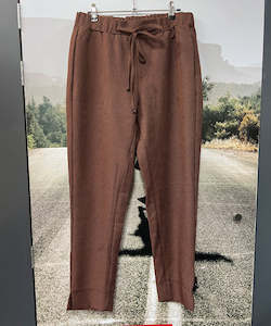 Womens Pants: Ketz-Ke Check Sav Pant - Black Cinnamon