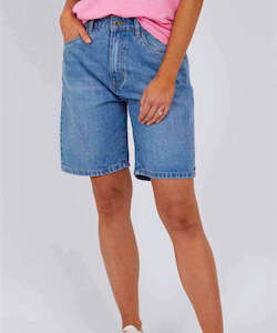 Elm Eden Denim Short - Washed Blue