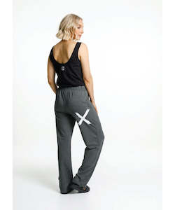 Homelee Avenue Pants - Charcoal with White X
