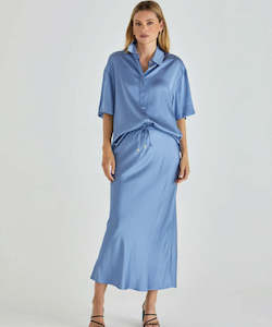 Womens Skirts: Fate + Becker Dynamics Skirt - Powder Blue