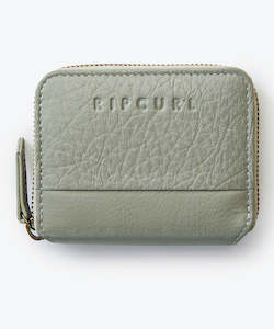 Womens Wallets: Rip Curl Small Leather Wallet - Vetiver