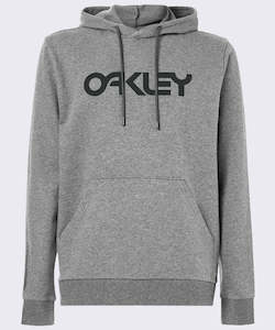 Mens Hoodies Sweatshirts: Oakley B1B PO Hoodie 2.0 - New Athletic Grey/Black