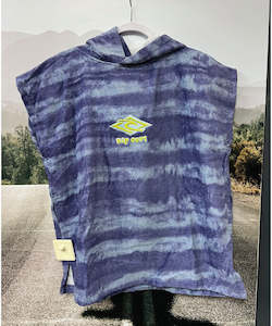 Accessories: Rip Curl Kids Mixed Hooded Towel - Ocean Blue Tie Dye