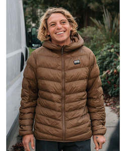 Vissla Pacific Packable Eco Puff Jacket - Brown
