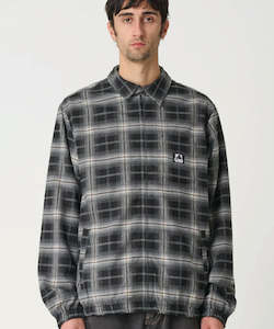XLARGE Blended Check Zip Jacket - Black