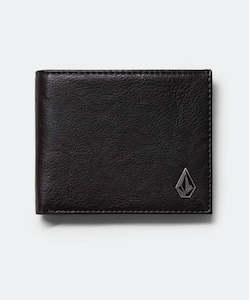 Mens Wallets: Volcom Slim Stone Wallet - Black
