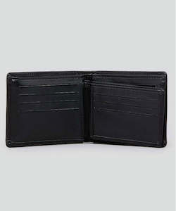 Hurley one and only leather wallet - Black