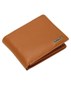 Hurley one and only leather wallet - Tan