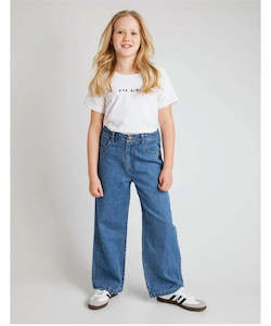 Eve Girl Carmen Wide Leg Jeans - Denim