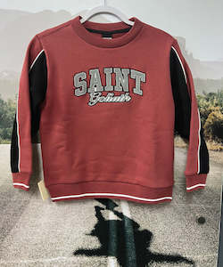 Saint Goliath Script Crew - Crimson