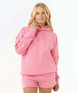 Rip Curl Surf Puff Heritage Hood - Pink/Orange