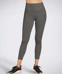 Womens Pants: Skechers Go Flex High Waisted 7/8 Legging - Charcoal Grey