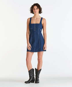 Womens Dresses: Wrangler Fraya Backless Dress - Midnight