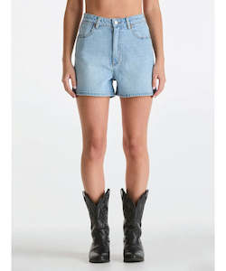 Wrangler Hi Bells Shorts - Blue Tour