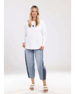 Womens Jeans: Mi Moso Double Denim Jean