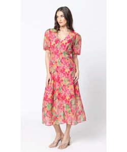 Seeking Lola Cheerful Dress - Canvas Bloom