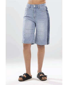 Womens Shorts: Mi Moso Double Denim Short