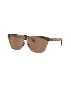 Womens Sunglasses: Oakley Frogskins Range XL Brown Tort/Brown Smoke Prizm Tungsten Polar Sunglasses
