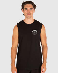 Unit Mens Muscle Tee - Evolve - Black