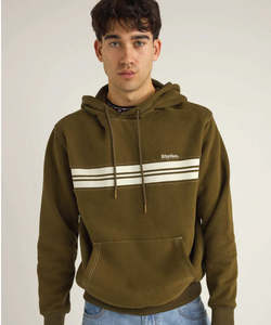 Rhythm Panel Fleece Hood - Military Olive