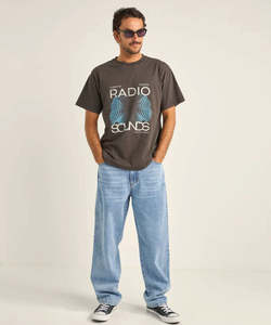 Mens Jeans: Rhythm Subtle Distress Jean - Blue