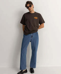 Mens Jeans: Rhythm Essential Jeans - Dark Blue