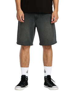 Volcom Billow Denim Short - Concrete