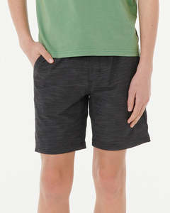 Youth 1: Rip Curl Boys Boardwalk Jackson Volley Shorts - Black