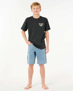 Rip Curl Boys Hyped Up Denim Walkshort - Washed Blue
