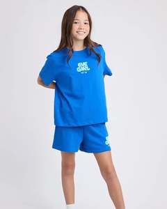 Eve Girl Sports Club Tee - Cobalt