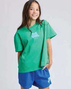 Girls: Eve Girl Sports Club Tee - Green