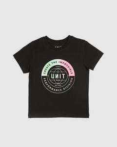 Boys: Unit Kids Tees - Evolve - Black