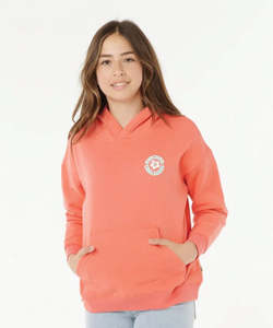 Girls Hoodies Sweats Jumpers: Rip Curl Luxe Surf Hood - Girl - Watermelon