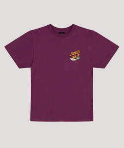 Boys T Shirts: Santa Cruz Space Dot Rocket Short Sleeve Tee - Maroon